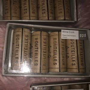 🍷SET OF 3🍷 wine cork placeholders